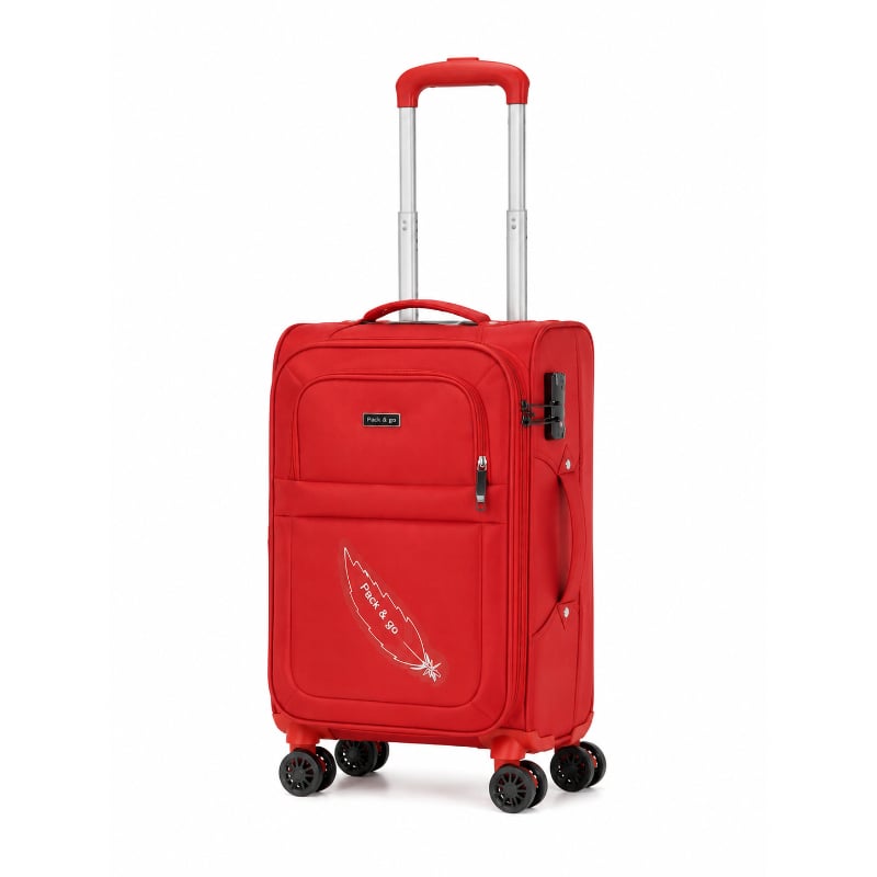 Pack&Go Soft Genişletilebilir Bavul 20 İnç Kırmızı