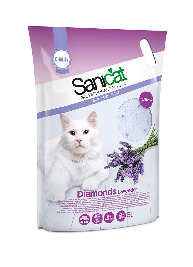 Sanicat Kedi Kumu Diamonds Lavanta 5L