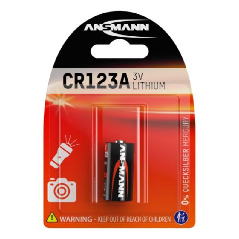 Ansmann Cr123 A-Packof1-Lityum Pil 3V