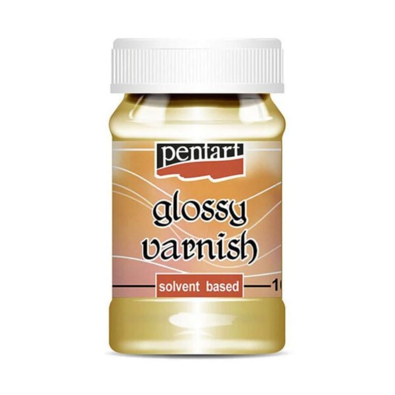 Pentart Parlak Vernik Solvent Bazlı 100Ml
