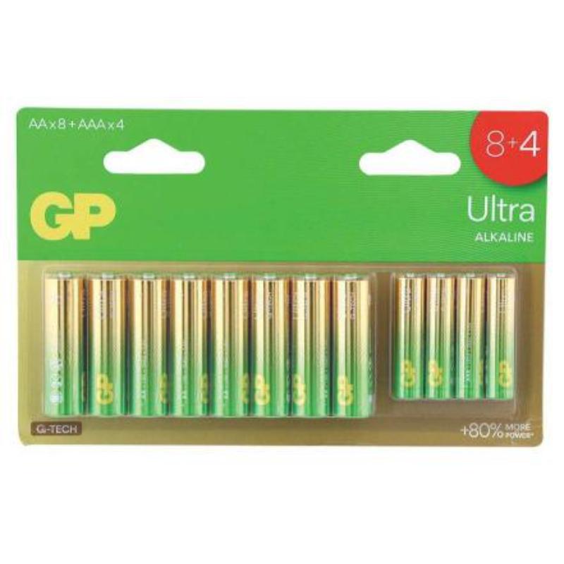 Gp Aa 8'li & Aaa 4'lü Ultra Alkalin
