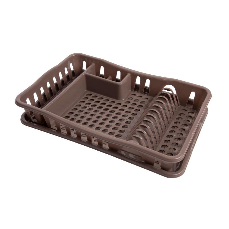 Tepsi ile Bulaşık Süzgeci - Taupe