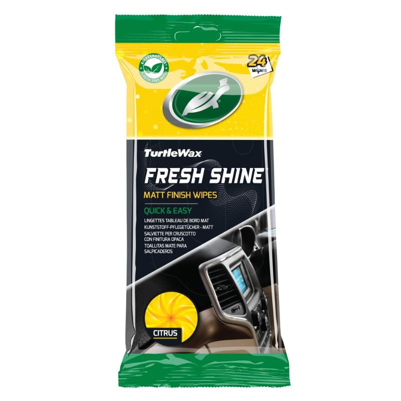 Turtle Wax Wipes Fresh Shine Mat Finish