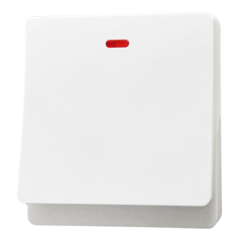 Swf Rangg 45A Dp Ledli Anahtar - Beyaz