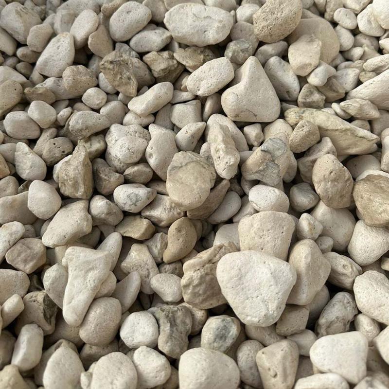Skyra Pebblε Rock Limestone 2-7Cm 10Kg - Beyaz
