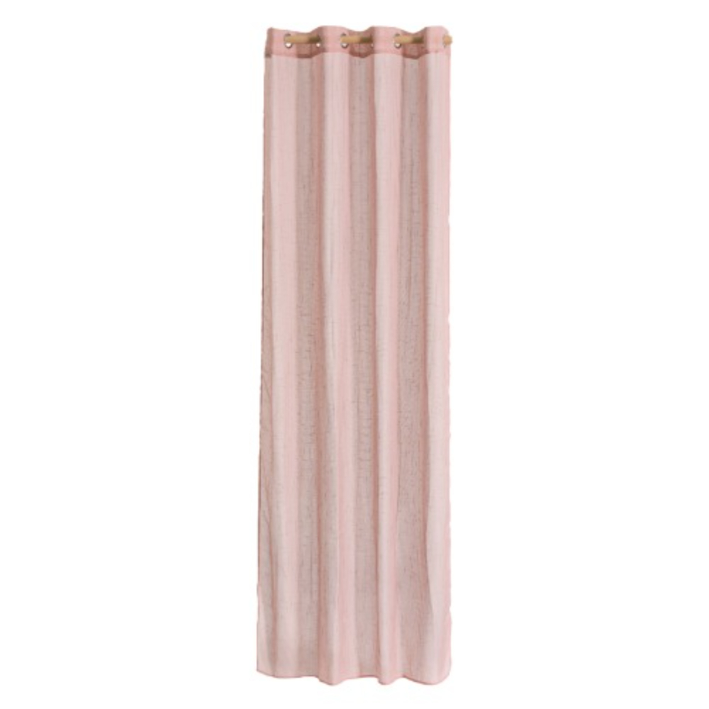 Easy Home Mandolin Perde Halkalı 140X260Cm - Pembe