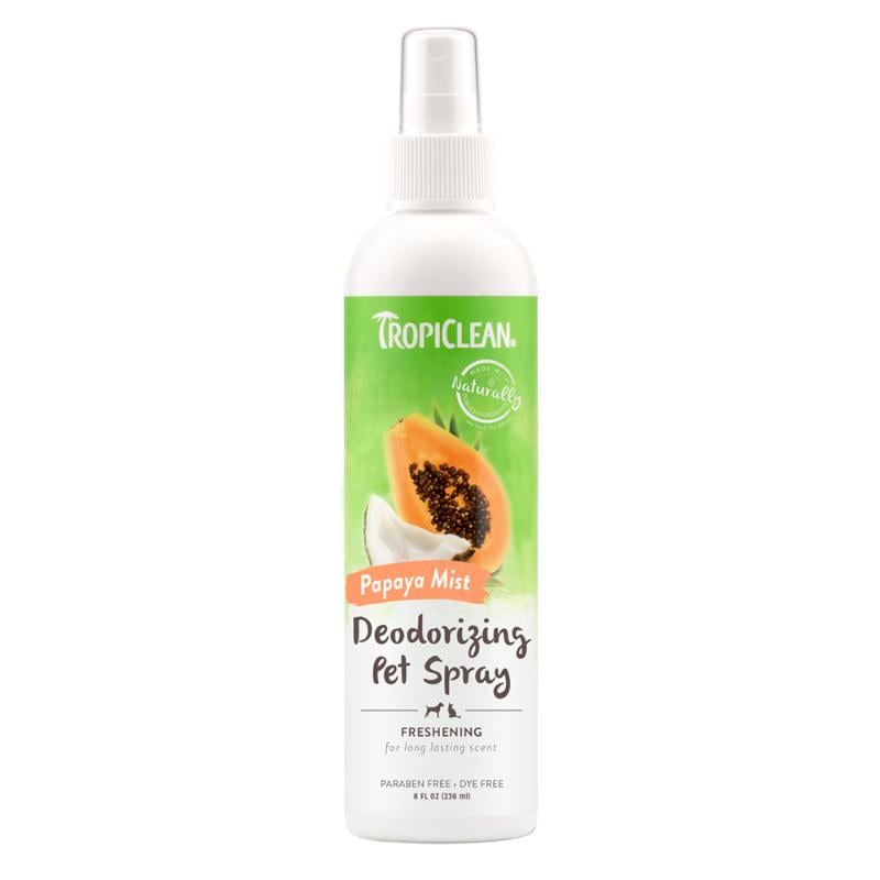 Tropiclean Koku Giderici Evcil Hayvan Spreyi Papaya Özlü 236Ml