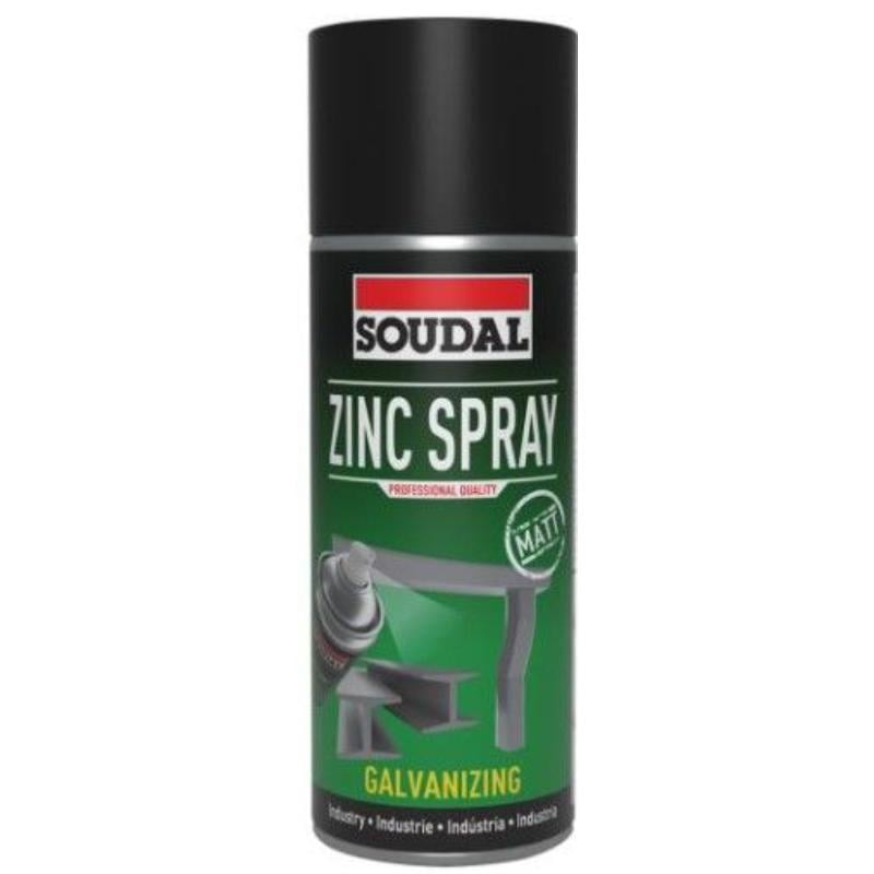 Soudal Zinc %98 Galvanizleme Spreyi 400Ml