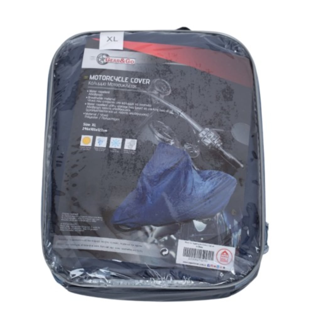 G&G Mavi Motosiklet Brandası XL Beden