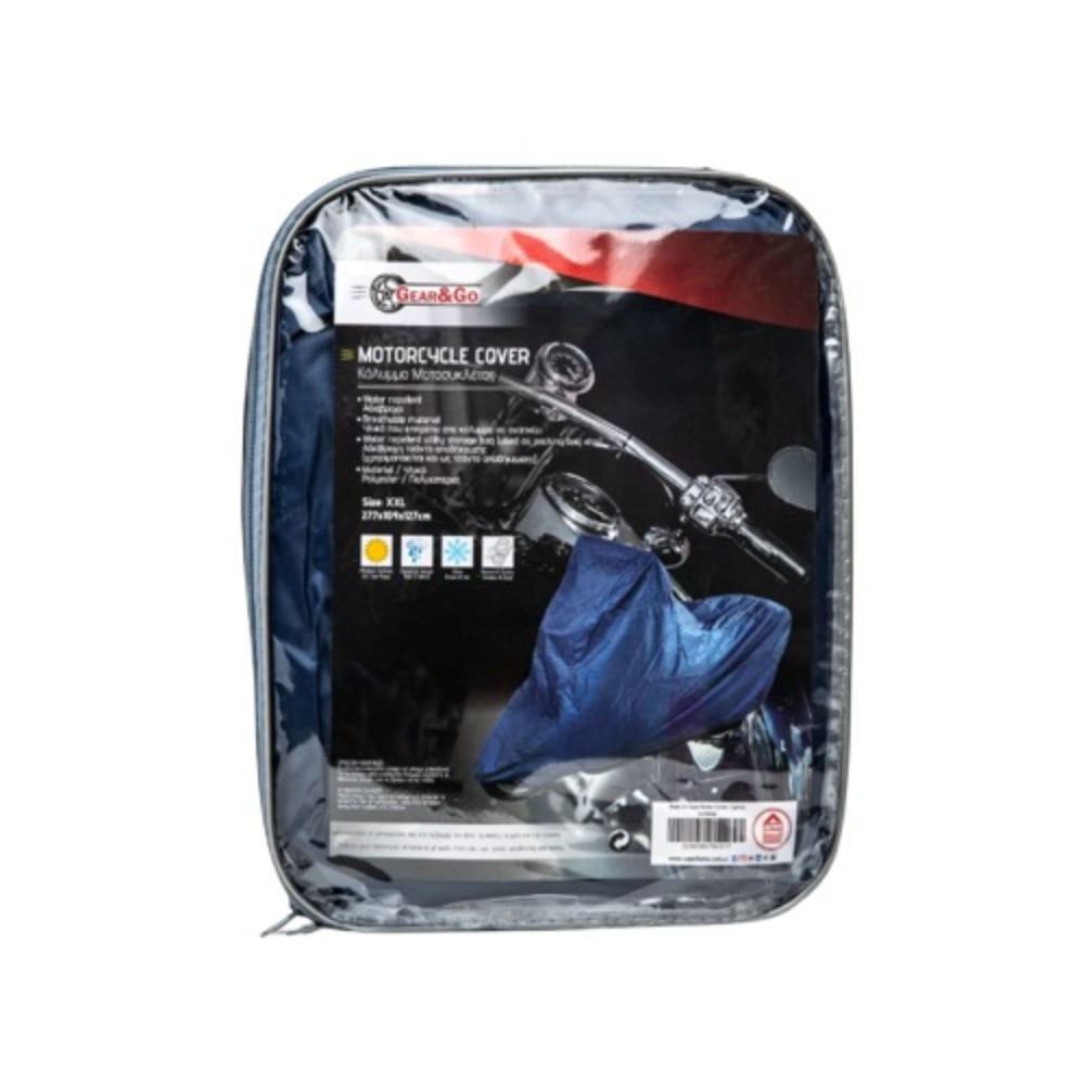 G&G Mavi Motosiklet Brandası XXL Beden