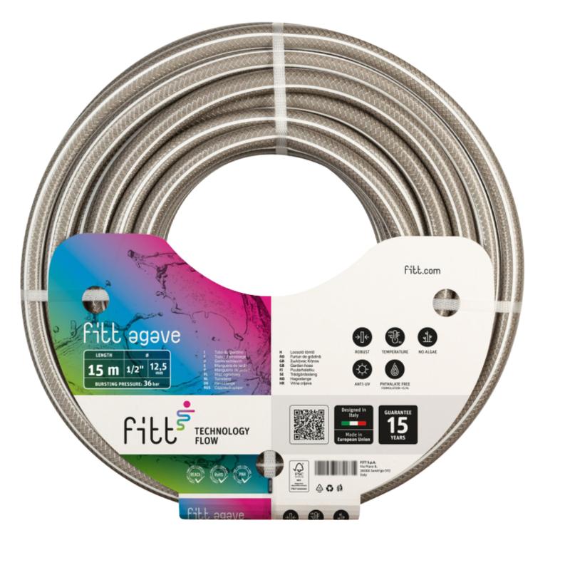 Fitt Agave Hortum 1/2-Inch 50M - Gri