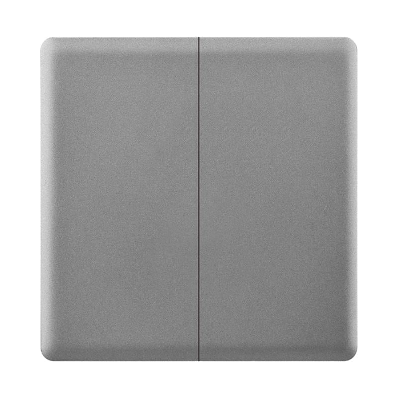 Powerlink Accessories 16A Sp 2-Gang 2-Way Switch Koyu Gri Mat Geniş Rocker