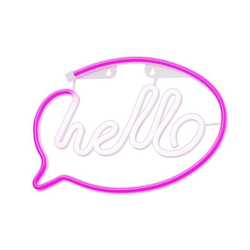 Neon Led Işık Hello