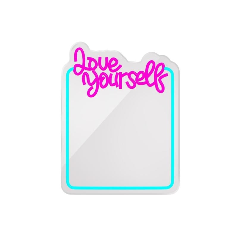 Neon Mirror Led Love Yourself