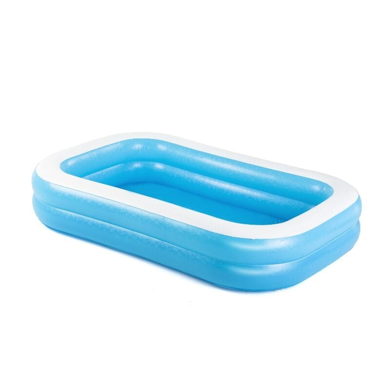 Bestway Dörtgen Aile Havuzu 262X175X51Cm - Mavi