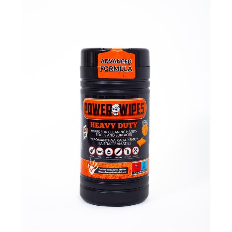 Power Wipes Canister Ağır Hizmet Tipi 80 Adet