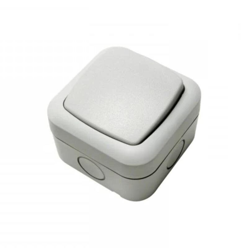 Timeguard Dış Mekan Tekli Grup Suya Dayanıklı Ip55 10A - Gri