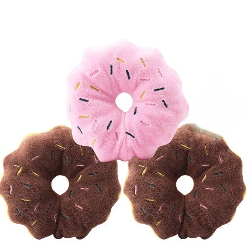Ideaplus Sesli Gıcırtılı Peluş Çörek - Karışık Renkler