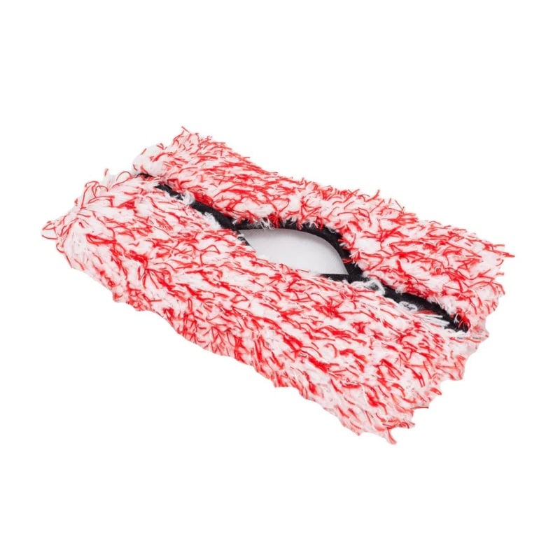 Maxshine Premium Detaylı Temizlik Uzatma Mikrofiber Başlık Kapağı - Kırmızı/Beyaz