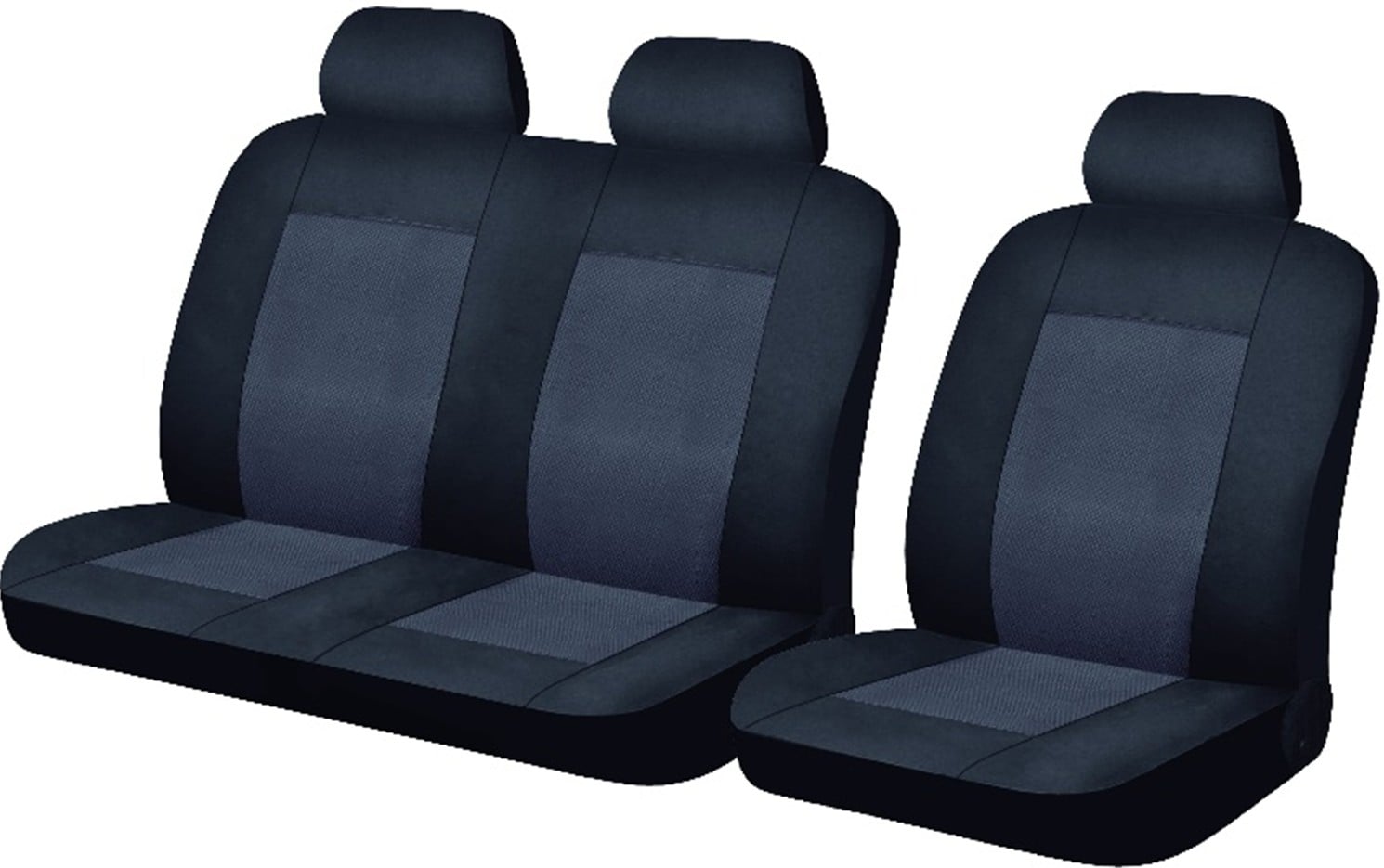 Automax Premium Van Koltuk Kılıfı - Siyah/Gri