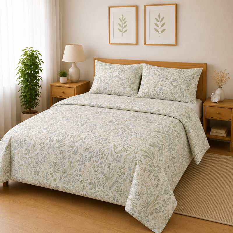 Elegance Foliag Yatak Örtüsü Büyük Tek Kişilik 180X270Cm
