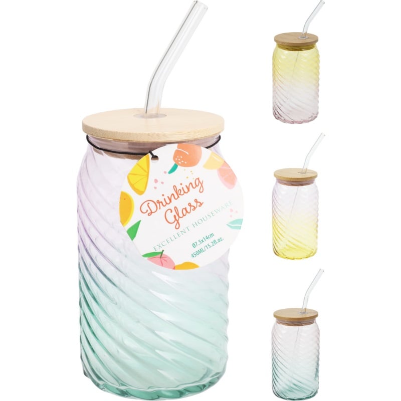Pipetli İçecek Bardağı 450Ml