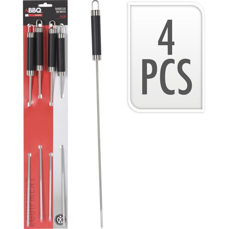 Barbekü Şiş Seti 4'lü 46Cm