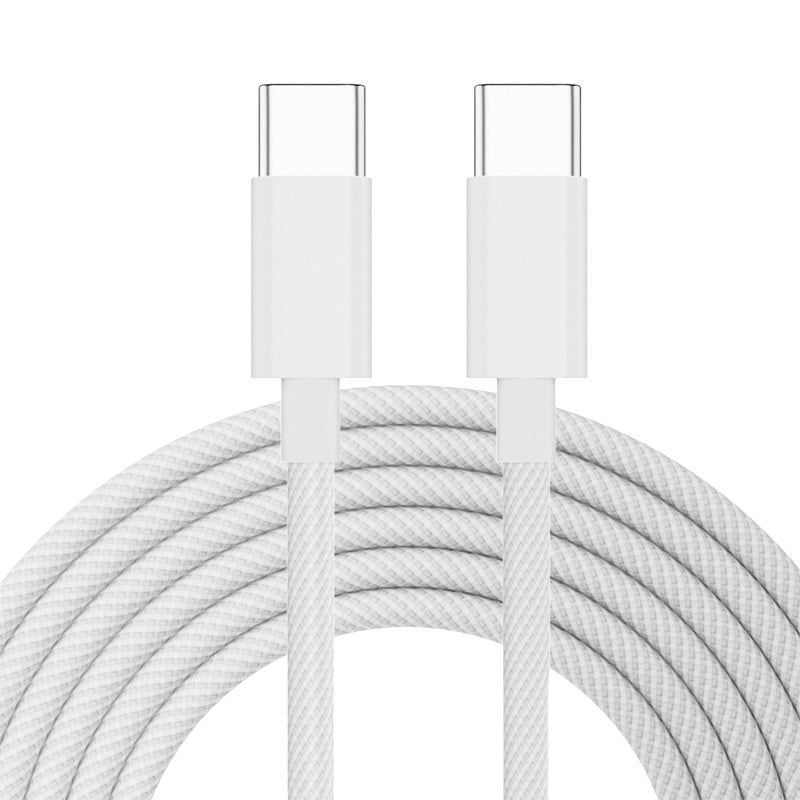 Powerlink Usb-C To Usb-C Kablo 240W Hızlı Şarj – Beyaz