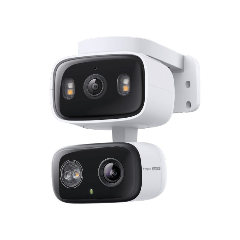 Tp-Link Tapo C246D İç/Dış Mekan Çift Lensli Pan/Tilt Güvenlik Kamerası – Beyaz