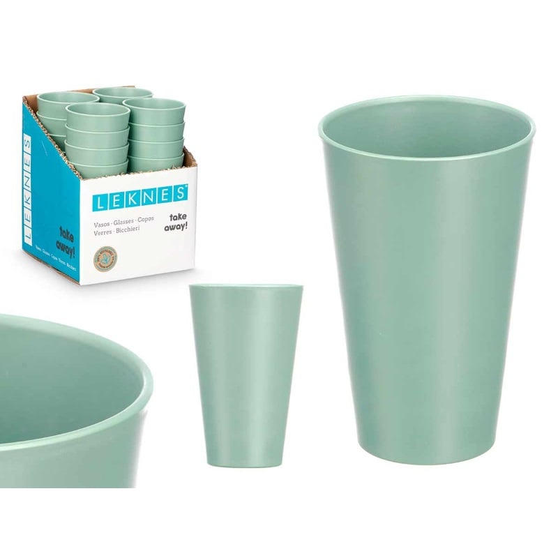Leknes Plastik Bardak 200Ml - Yeşil