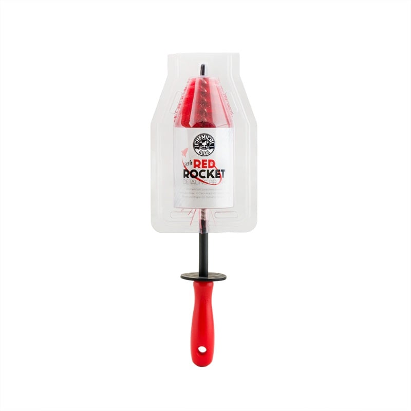 Chemical Guys Rocket Detay Fırçası 14Cm - Kırmızı