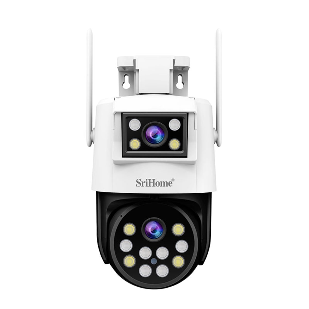 Srihome Çift Lensli Panoramik Ip Kamera 2Mp+2Mp Hd
