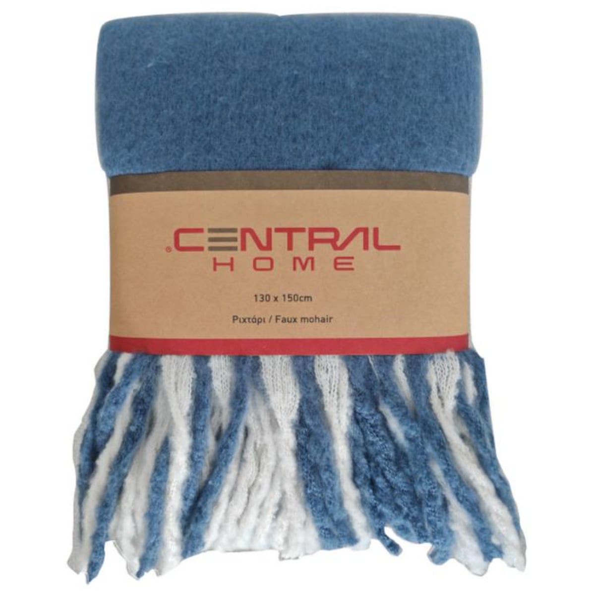 Suni Mohair Battaniye 130X150Cm - Lacivert