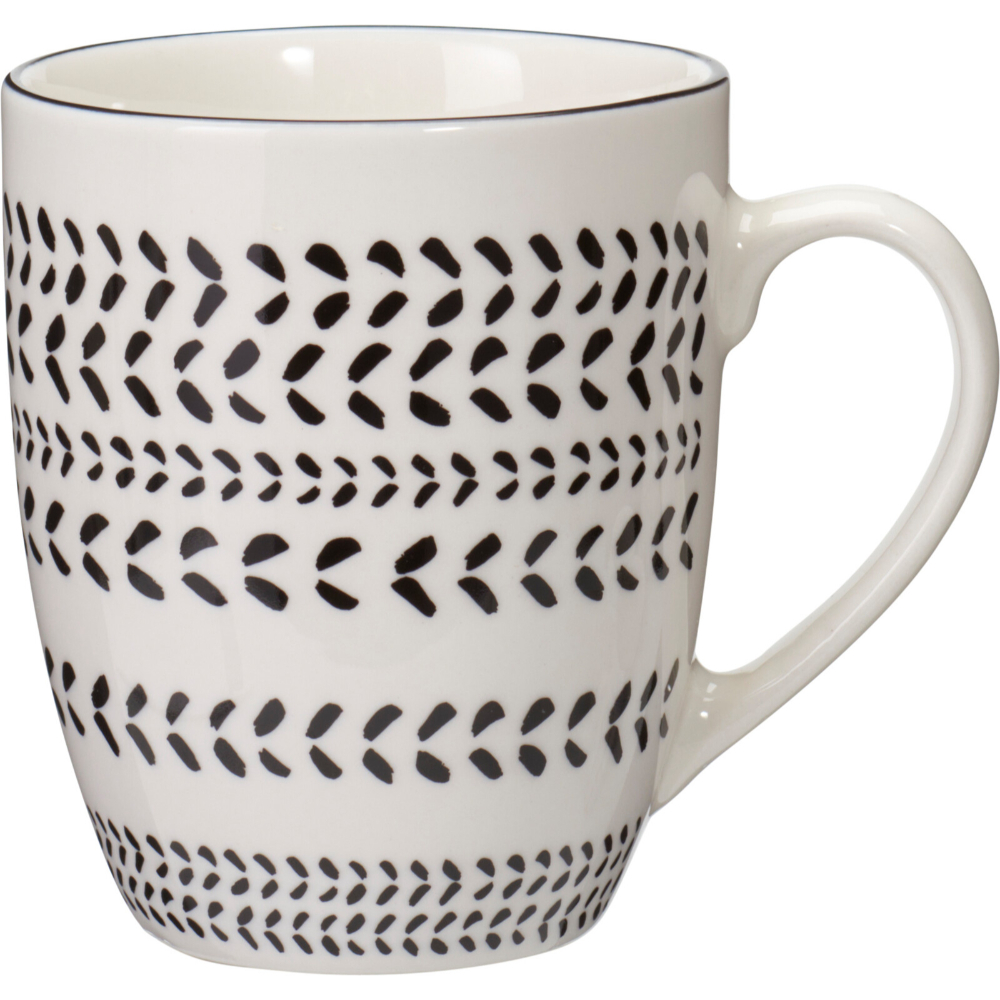 Siaki Kupa 350Ml Porselen - Karışık Desenler