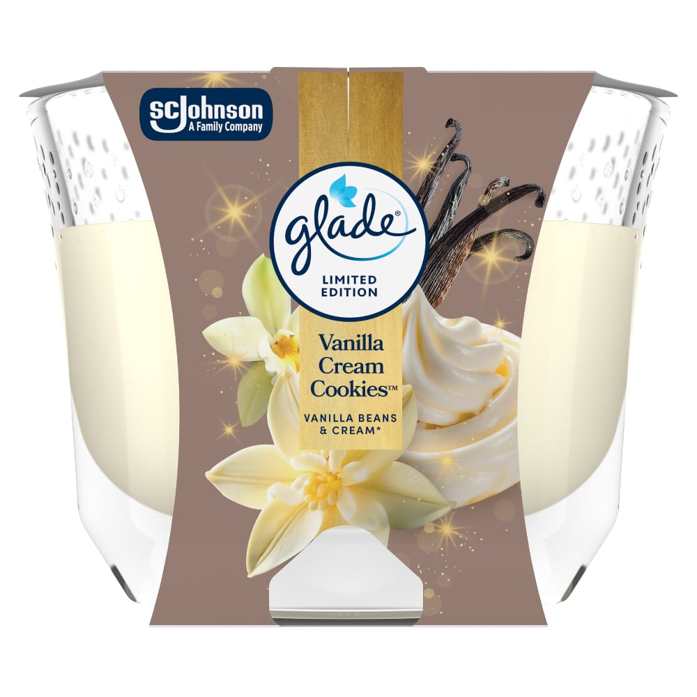 Glade Büyük Mum - Kurabiye/Krem