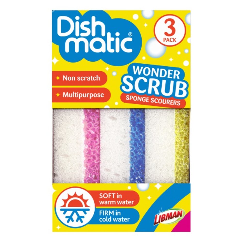Dishmatic Wonder Scrub 3Adet
