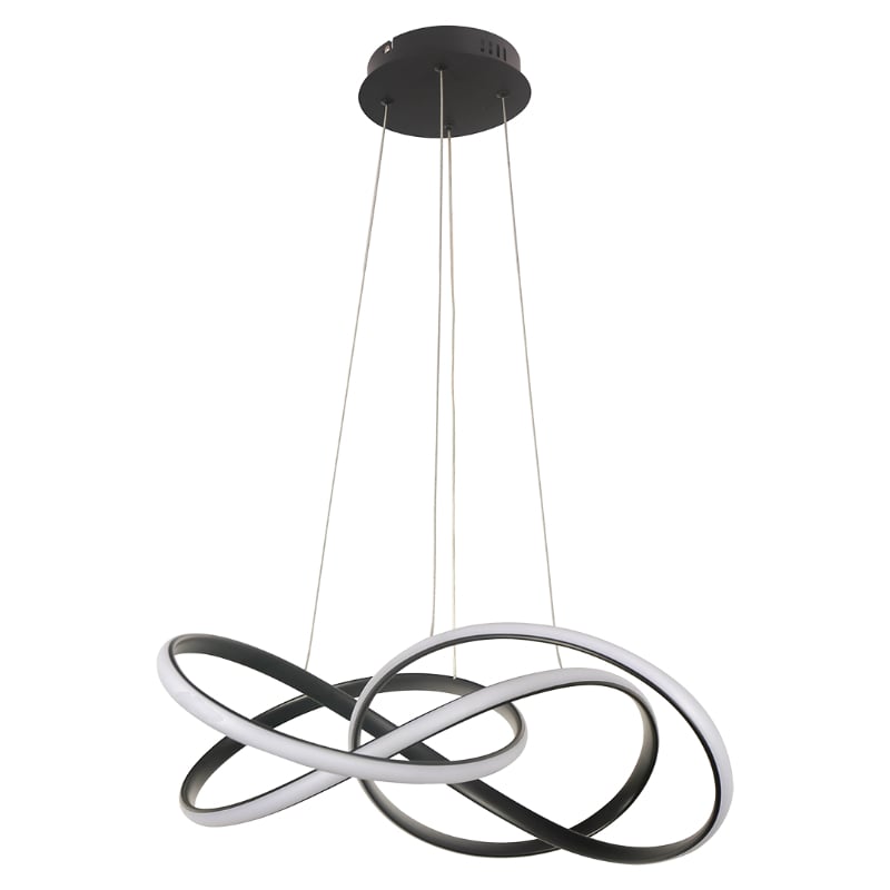 Sunlight 'Nexa' Led 39W Sarkıt Aydınlatma Alüminyum Sandy Black 1750Lm 3000K Ø600Xh1200Mm
