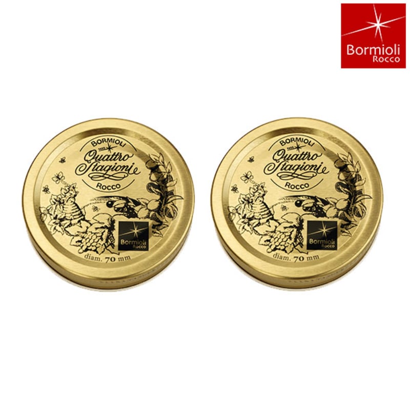 Bormioli Rocco Quattro Stagioni Kavanoz Kapağı 0.25-0.50L 2'li Set
