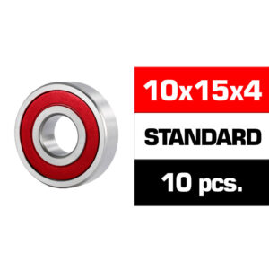 10x15x4mm "HS" LASTİK MÜHÜRLÜ RULMAN SETİ (10 adet)