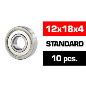 12X18X4MM "HS" METAL KORUMALI RULMAN SETİ (10 Adet)