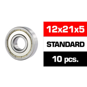 12X21X5MM "HS" METAL KAPAKLI RULMAN SETİ (10 ADET)