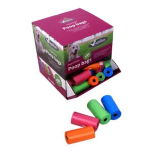PAPILLON - Biyolojik olarak çözünebilen dışkı torbaları (80 rulodan oluşan stand)