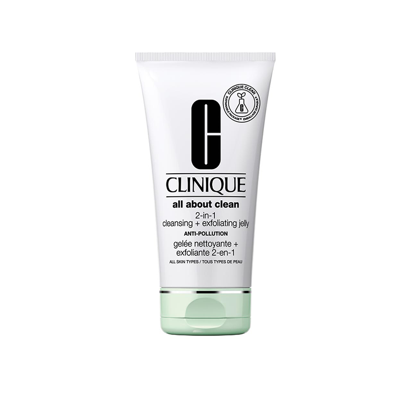 Clinique Her Şey Hakkında Temiz™ 2'si 1 Arada Temizleme + Peeling Jeli