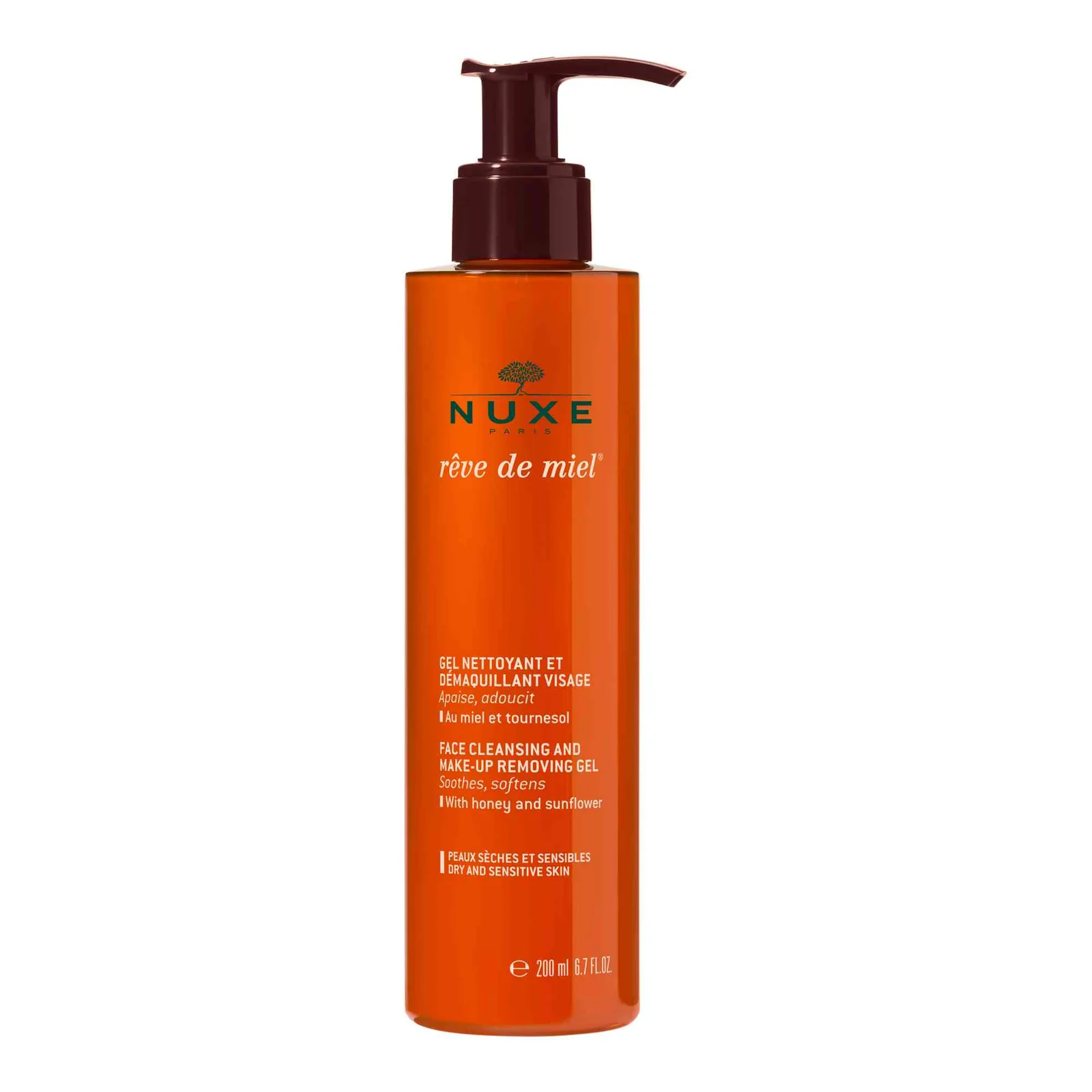 Nuxe Rêve De Miel ® Yüz Temizleme Ve Makyaj Çıkarma Jeli 200ml
