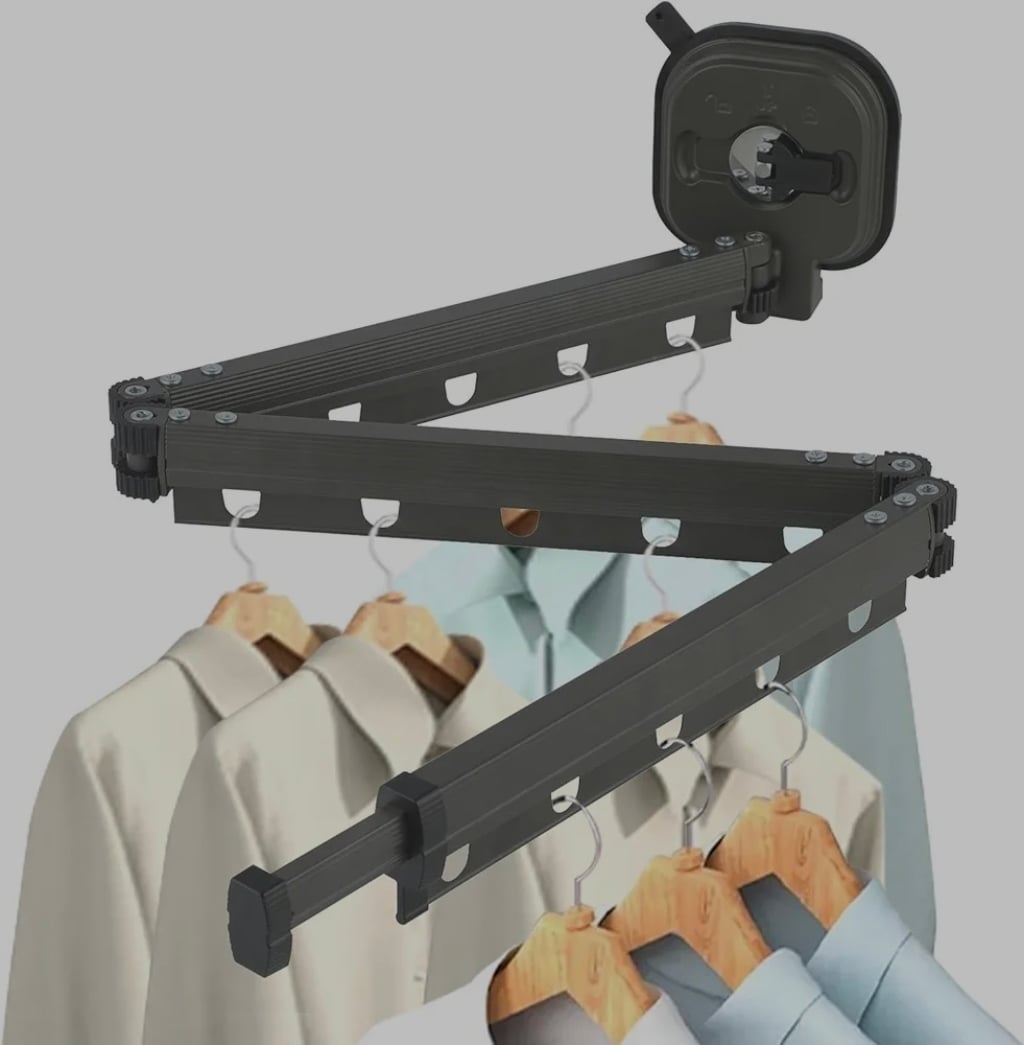 Spacesaver 3 Katlı Kurutma Askılığı (34-34-34cm)