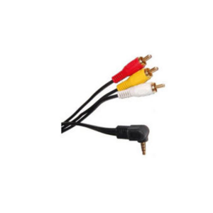 3.5mm Erkek Açılı Ses Kablosu / 3x RCA Erkek 3M RC0961 LZ