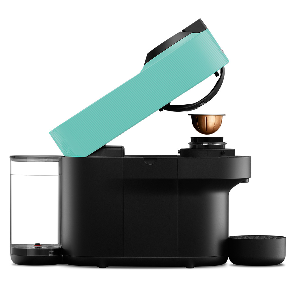 Coffee machine with Capsules NESPRESSO Vertuo Pop aqua mint