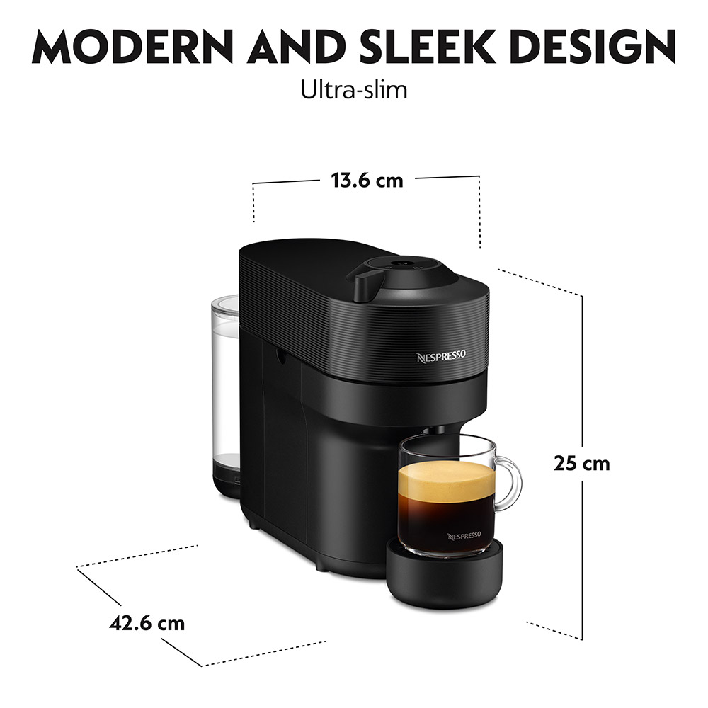 NESPRESSO Vertuo Pop Siyah Kapsüllü Kahve Makinesi