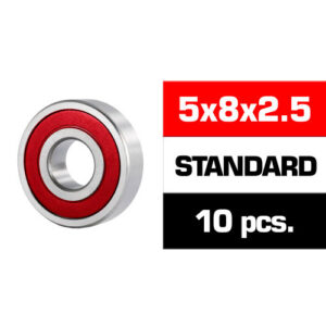 5X8X2.5MM "HS" LASTİK MANTOLU RULMAN SETİ (10 ADET)
