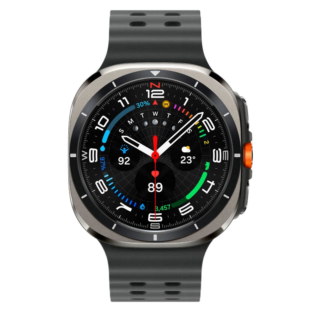 SAMSUNG Galaxy Watch Ultra 2025 Akıllı Saat 47mm, Titanyum Gümüş